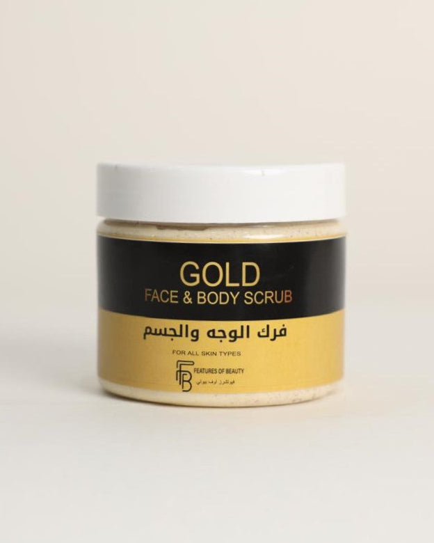 FEATURES OF BEAUTY FACE AND BODY SCRUB GOLD