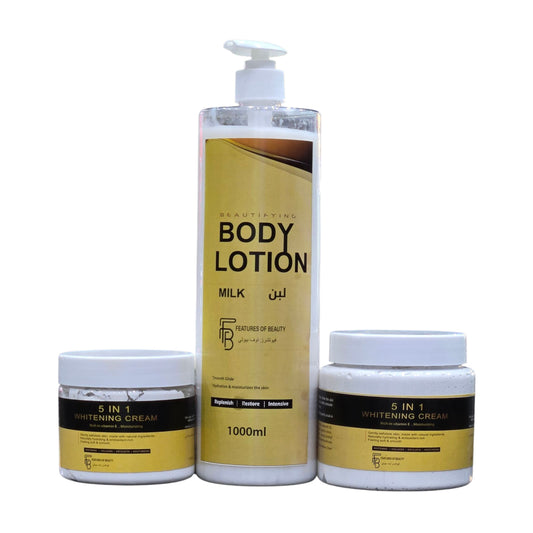Whitening Cream + Body Lotion Combo – AED 120